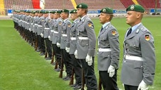 The highly ranked military guards battalion, known for performing drill demonstrations at major events, are growing breasts on just one side of their bodies